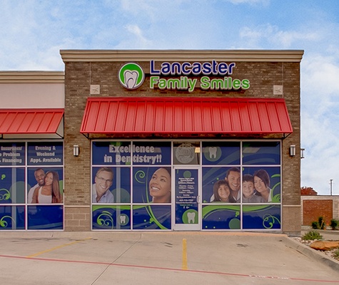 Outside view of Lancaster Family Smiles dental office