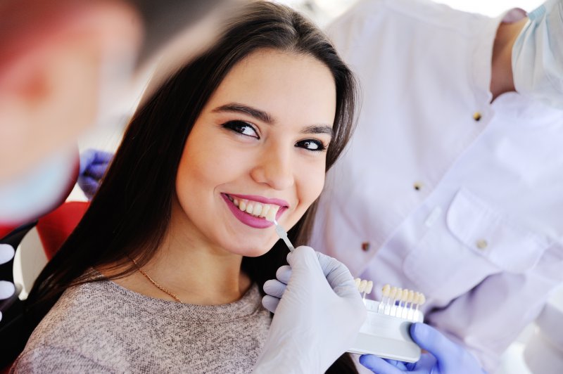 patient preparing for veneers in Lancaster