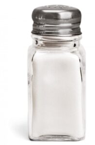 Salt shaker.